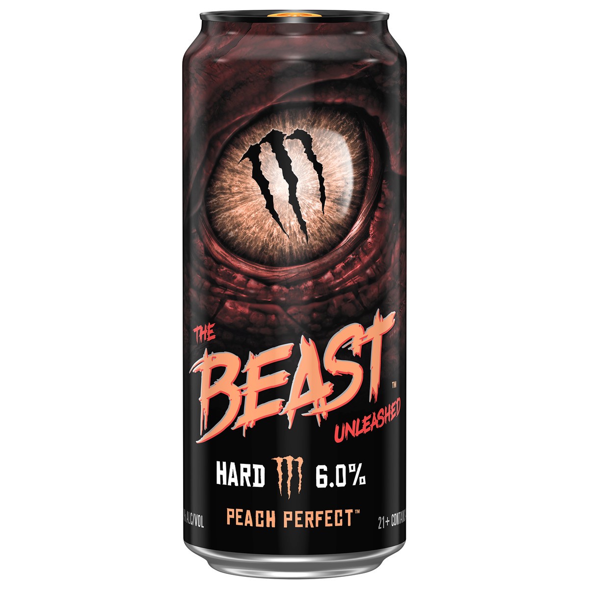 slide 1 of 6, The Beast Unleashed Peach Perfect 16oz Can, 16 oz