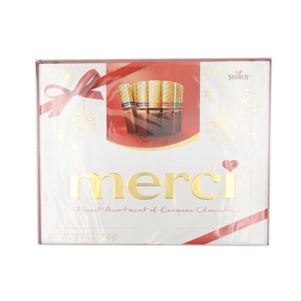 slide 1 of 2, Merci Holiday Assorted European Milk & Dark Chocolates - 8.8oz (packaging may vary), 8.8 oz