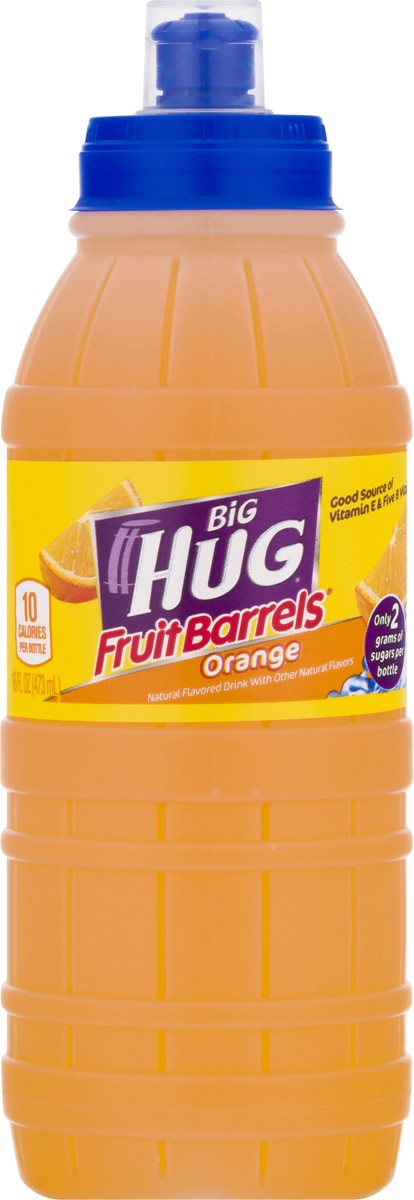 slide 12 of 12, Big Hug Fruit Barrel Orange Fruit Drink 16 Fl. Oz. Bottle, 16 oz