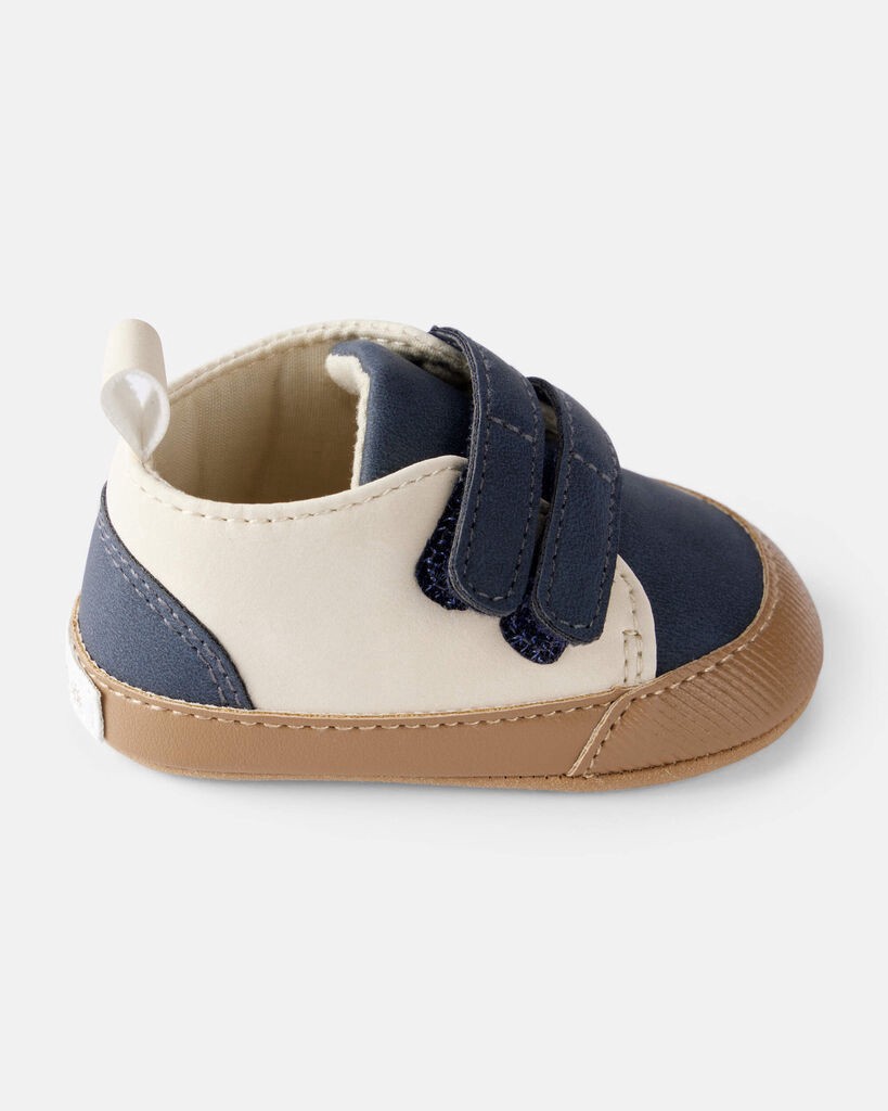 slide 4 of 6, Carter's Baby Boy Color Block Casual Sneakers - Navy/White Multi 3, 1 ct
