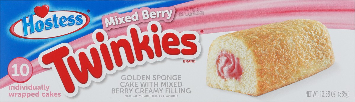 slide 5 of 14, Hostess Multipack Mixed Berry Twinkies 10Ct, 13.5 oz