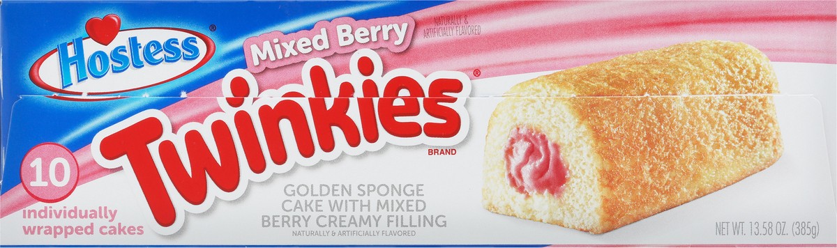 slide 10 of 14, Hostess Multipack Mixed Berry Twinkies 10Ct, 13.5 oz