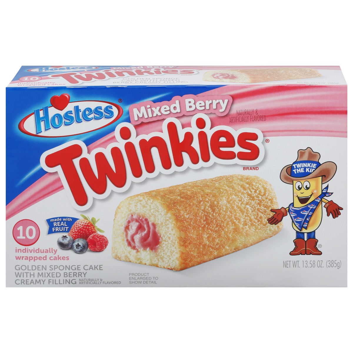 slide 1 of 14, Hostess Multipack Mixed Berry Twinkies 10Ct, 13.5 oz