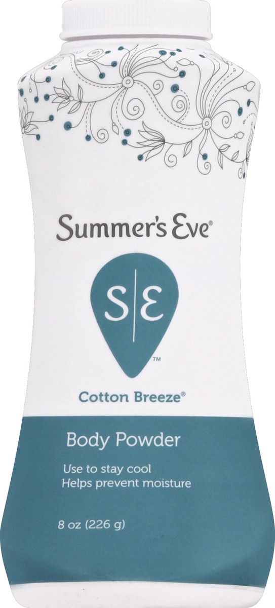 slide 2 of 2, Summer's Eve Cotton Breeze Body Powder, 8 oz