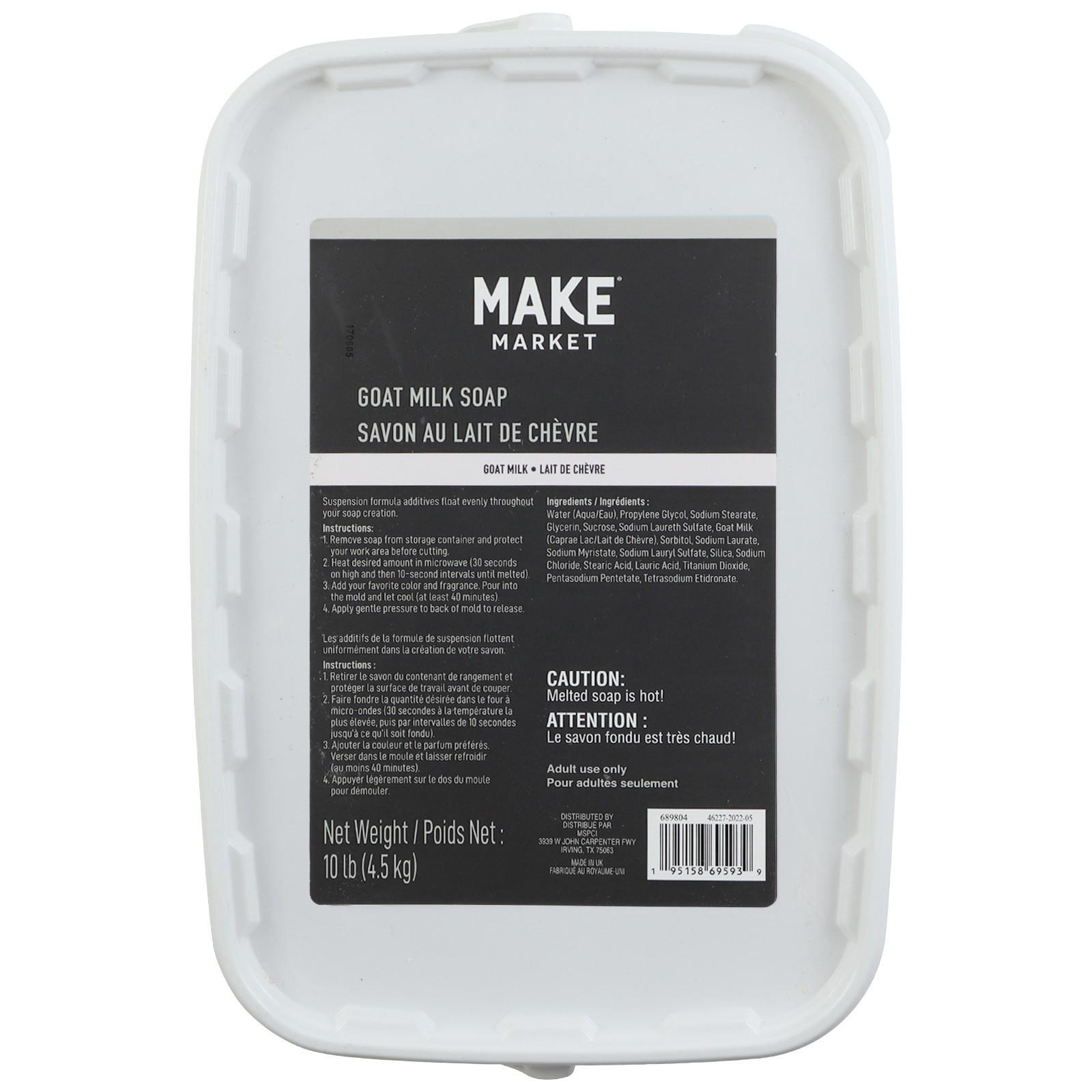 slide 2 of 3, Goat Milk Soap Base, 10lb. By Make Market, 10 lb
