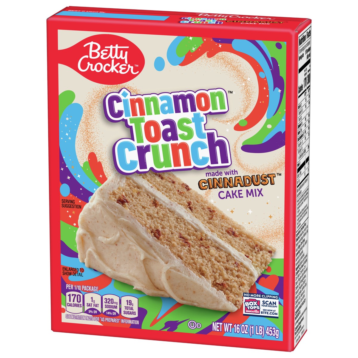 slide 3 of 9, Betty Crocker Cake Mix Cinnamon Toast Crunch, 16 oz