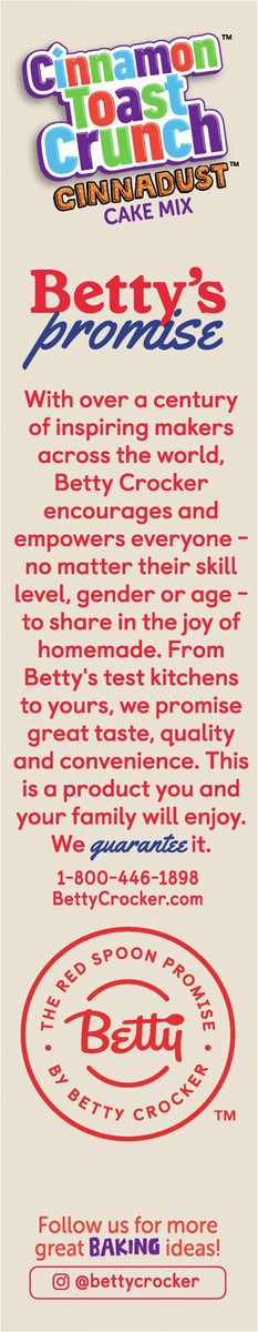 slide 7 of 9, Betty Crocker Cake Mix Cinnamon Toast Crunch, 16 oz