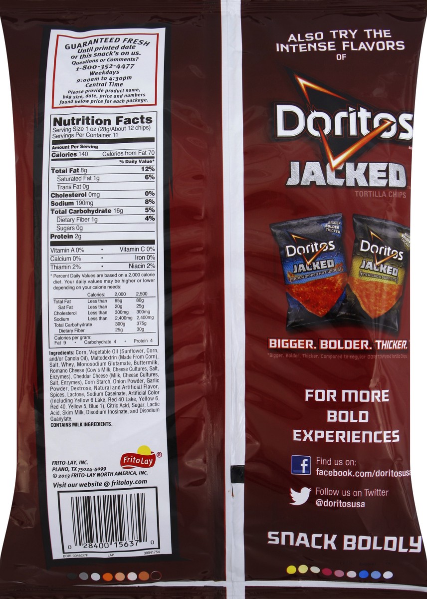 slide 5 of 6, Doritos Tortilla Chips 11 oz, 11 oz