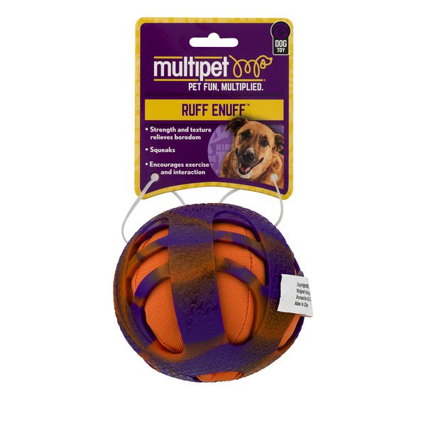slide 1 of 1, Multipet Ruff Enuff Ollie Ball, 1 ct