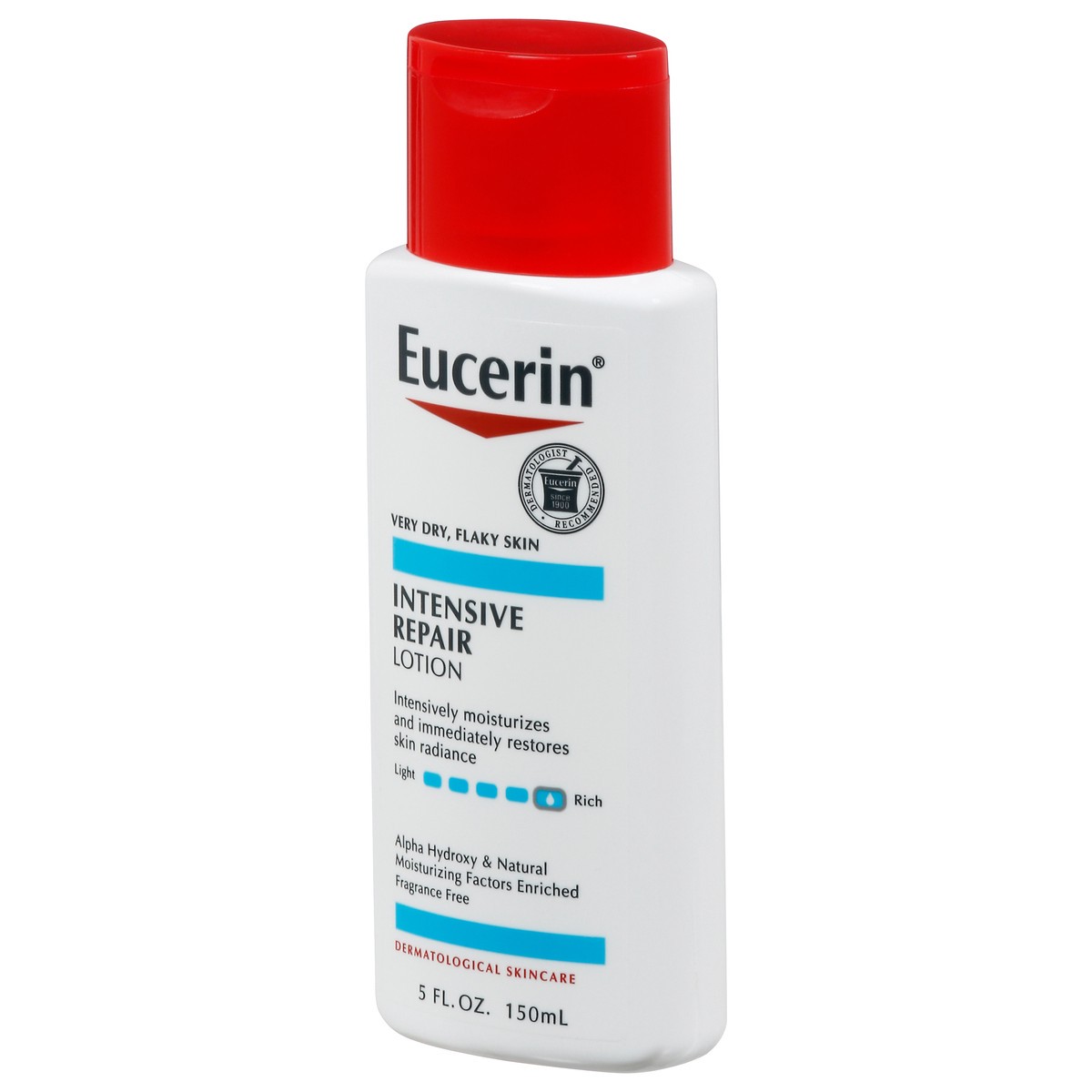 slide 4 of 9, Eucerin Intensive Repair Very Dry Skin Lotion 5 fl. oz. Bottle, 1 ct