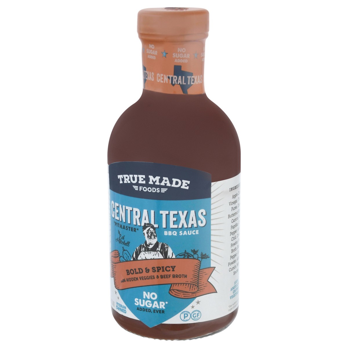 slide 2 of 14, True Made Foods Central Texas BBQ Sauce 18 oz, 18 oz