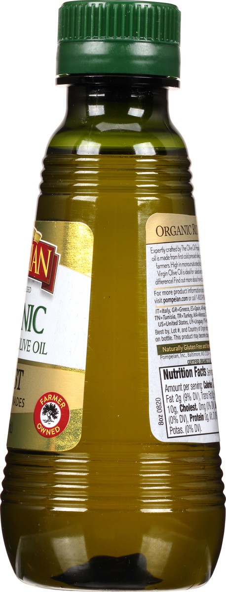 slide 6 of 11, Pompeian Robust Organic Extra Virgin Olive Oil 8 fl oz, 8 fl oz