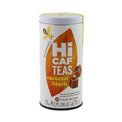 slide 1 of 1, The Republic of Tea Hi Caf Caramel Black Tea - 50 ct, 50 ct