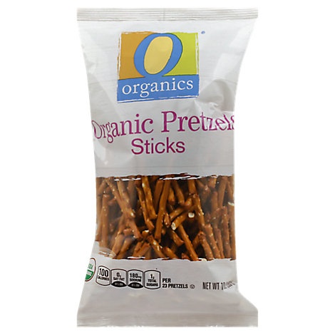 slide 1 of 1, O Organics Pretzels Sticks, 10 oz