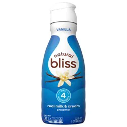 natural bliss Vanilla Flavored Creamer, Gluten Free Creamer, Iced, Hot Coffee