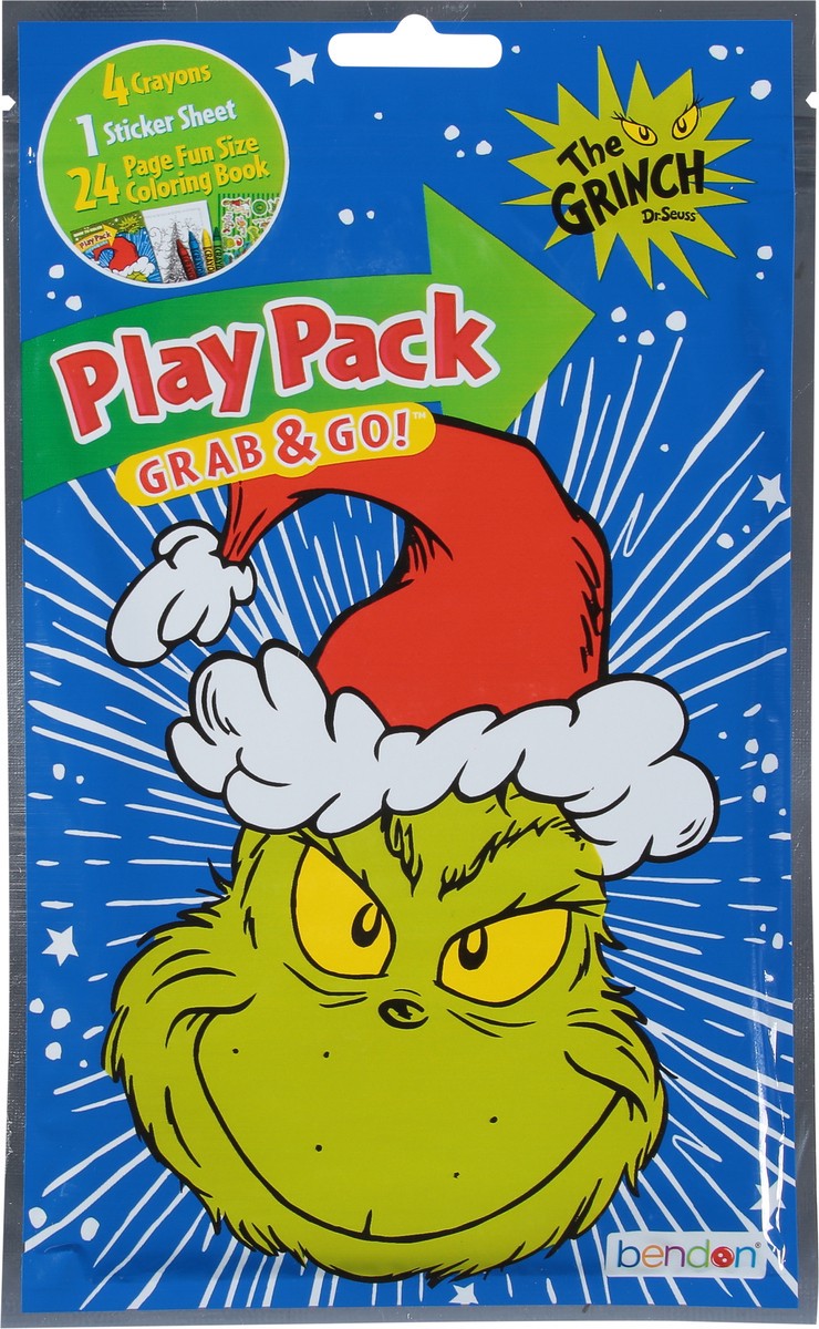 slide 7 of 9, Bendon The Grinch Grab & Go Play Pack 1 ea, 1 ct