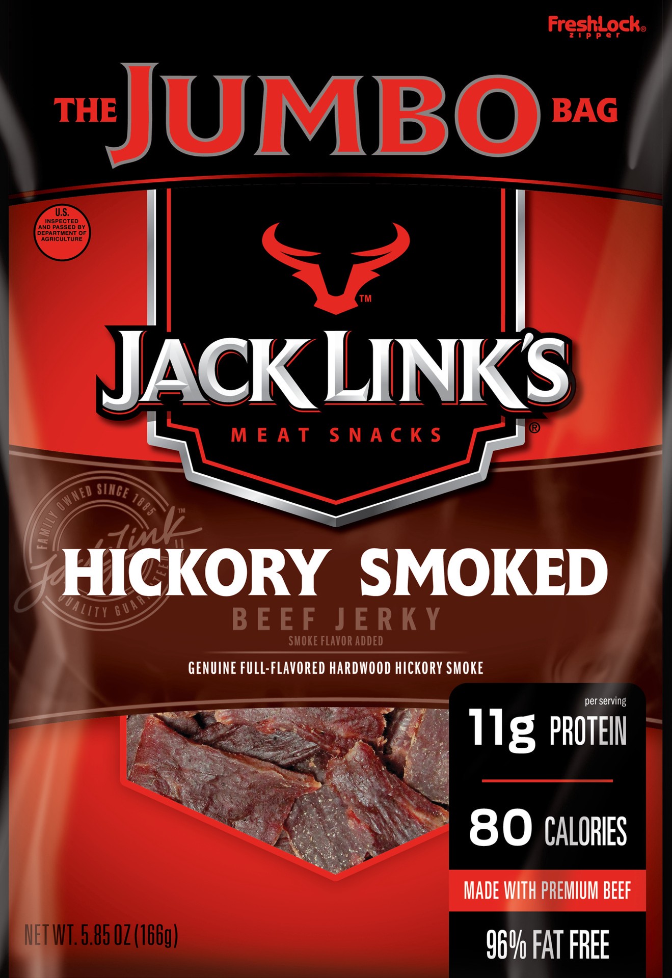 slide 1 of 2, Jack Link's 5.85Oz Jl Hickory Smokehouse Beef Jerky 1/1Ct, 5.85 oz