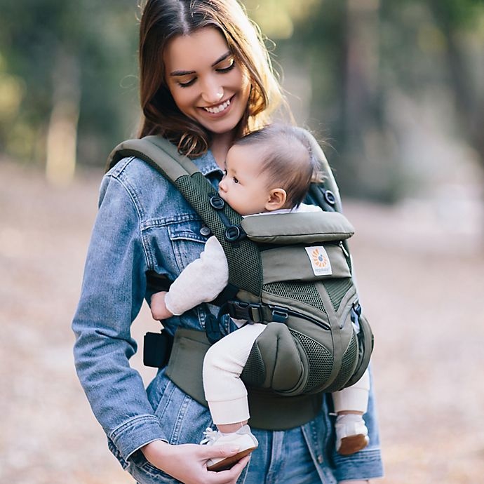 slide 5 of 5, Ergobaby Omni 360 Cool Air Mesh Baby Carrier - Khaki Green, 1 ct