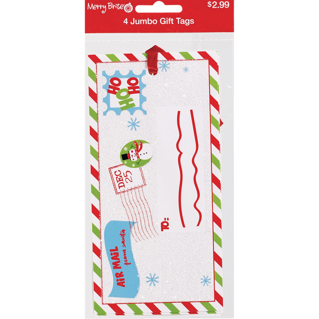 slide 1 of 1, Jumbo Tags, 1 ct