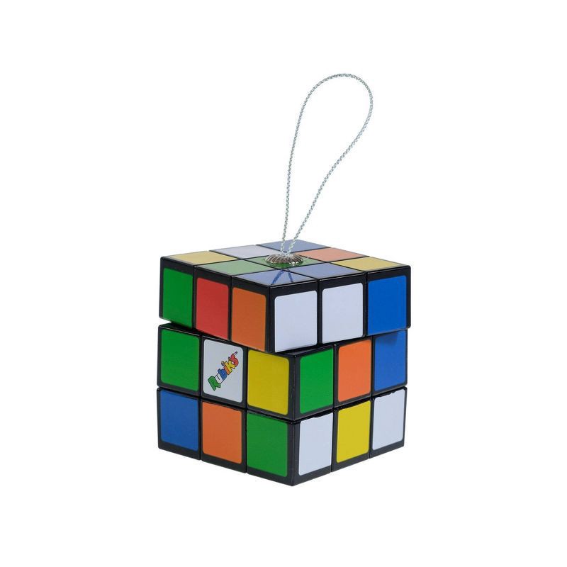 slide 3 of 3, Spin Master Games Rubik's Cube Decoupage Christmas Tree Ornament, 1 ct