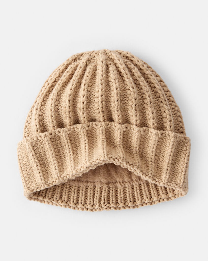 slide 2 of 2, Carter's Kid Beanie - Camel Beige 8-14, 1 ct