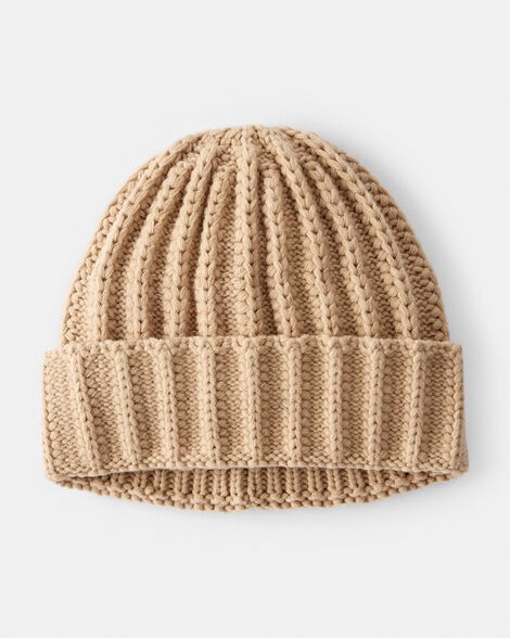 slide 1 of 2, Carter's Kid Beanie - Camel Beige 8-14, 1 ct
