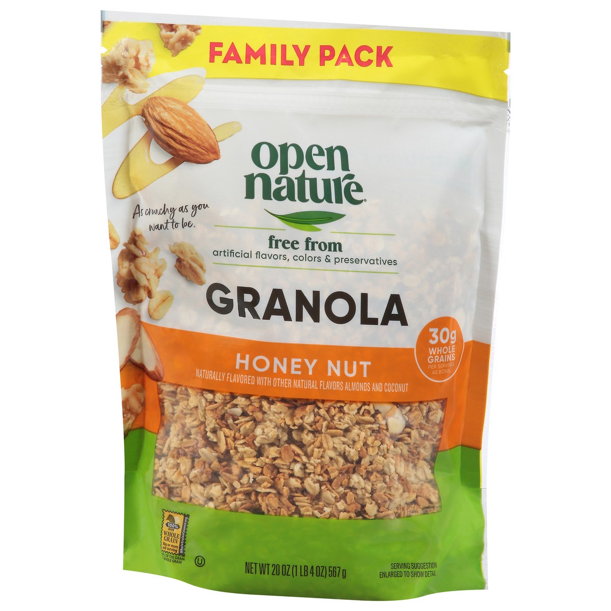 slide 4 of 4, Open Nature Honey Nut Granola Family Pack - 20 Oz, 20 oz