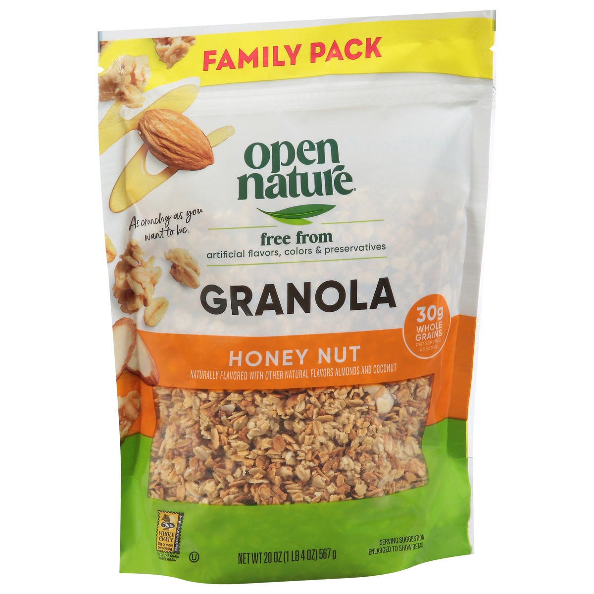 slide 3 of 4, Open Nature Honey Nut Granola Family Pack - 20 Oz, 20 oz
