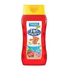 slide 1 of 1, Lucky Kids 3in1 Shampoo Strawberry, 12 oz