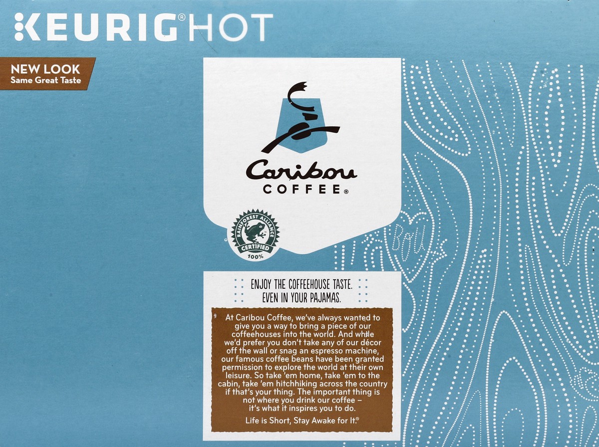 slide 2 of 6, Caribou Coffee Medium Roast Coffee Cup Pods, 36 ct