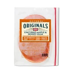 Dietz & Watson Uncured Maple & Honey Ham 7 oz