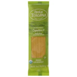 Pasta Toscana Organic 2 Tuscan Wheat Capellini 16 oz
