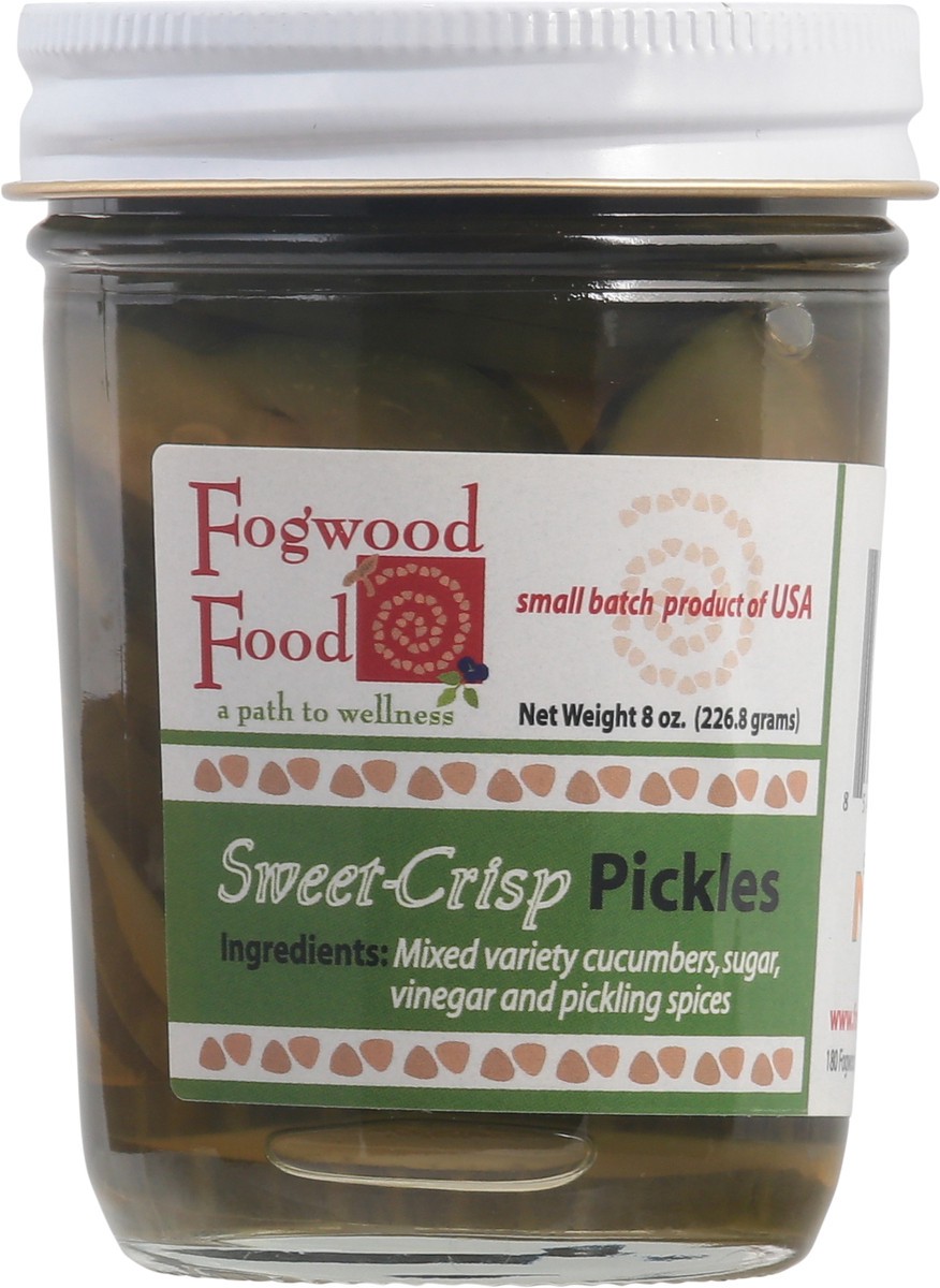 slide 7 of 9, Fogwood Food Sweet-Crisp Pickles 8 oz, 8 oz