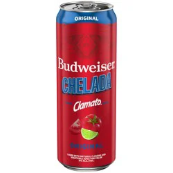 Budweiser Chelada Lager Original Beer 25 oz