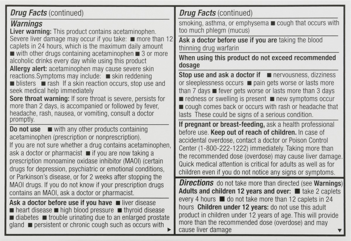 slide 5 of 9, Health A2Z Cold Nighttime Multi-Symptom Caplets, 12 ct