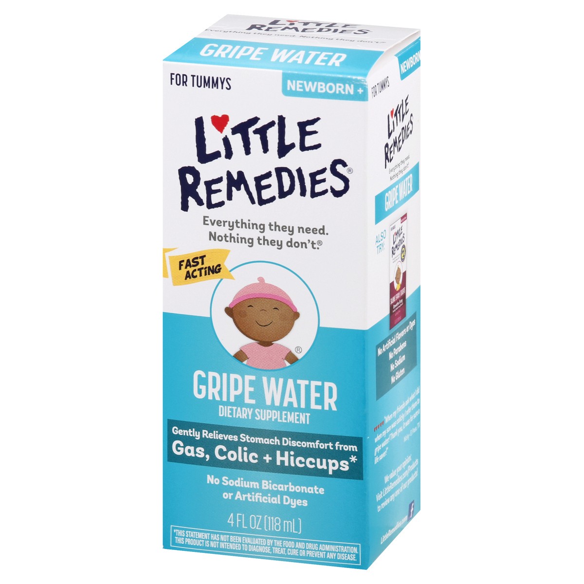 slide 4 of 9, Little Remedies Newborn+ Gripe Water 4 oz, 4 oz