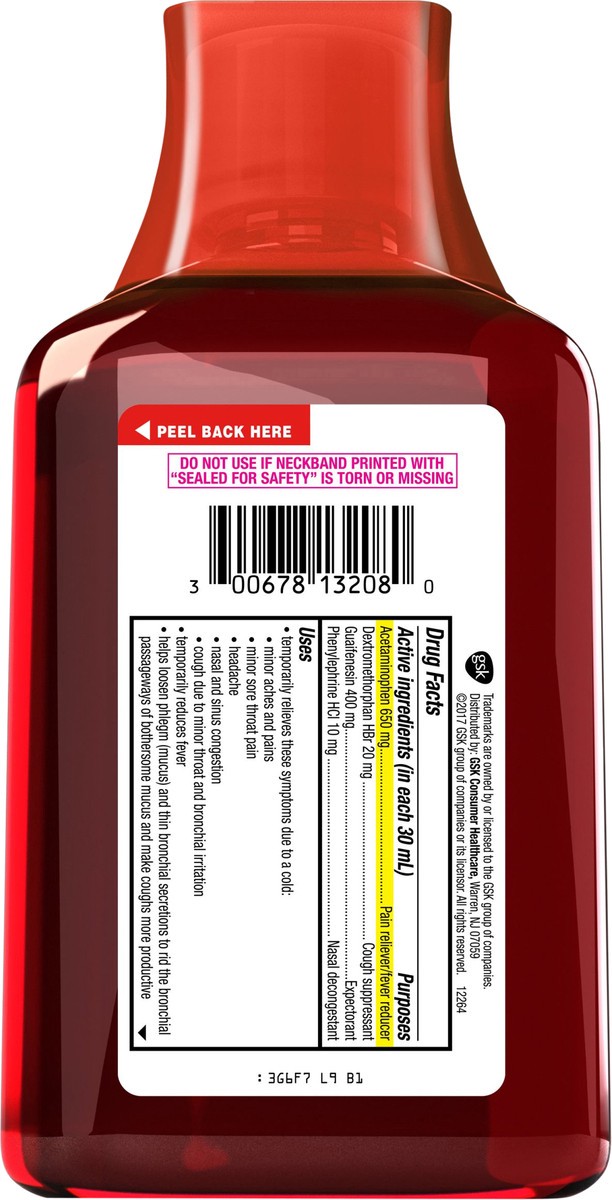 slide 3 of 7, Theraflu ExpressMax Severe Cold and Flu Syrup with Dosing Cup, Berry Flavor - 8.3 Fl Oz Syrup, 8.3 fl oz