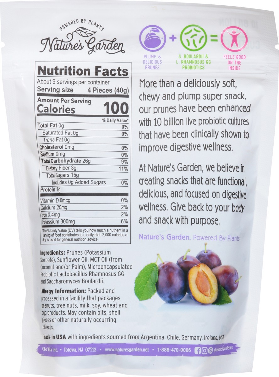 slide 12 of 15, Nature's Garden Probiotic Prunes 12 oz, 12 oz