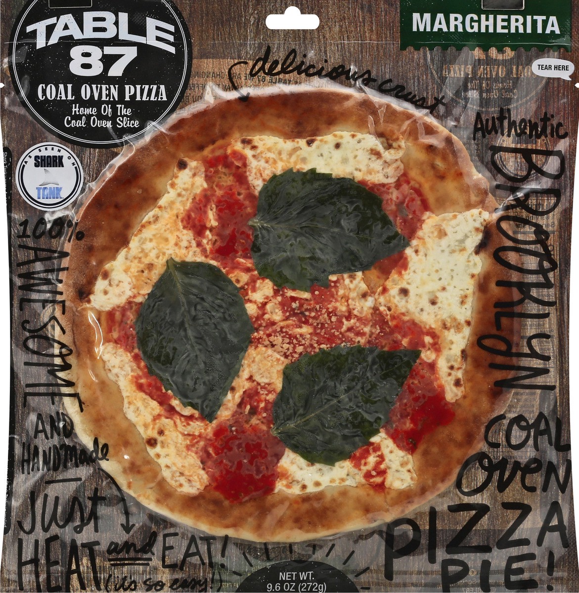 slide 2 of 13, Table 87 Coal Oven Margherita Pizza 9.6 oz, 9.6 oz