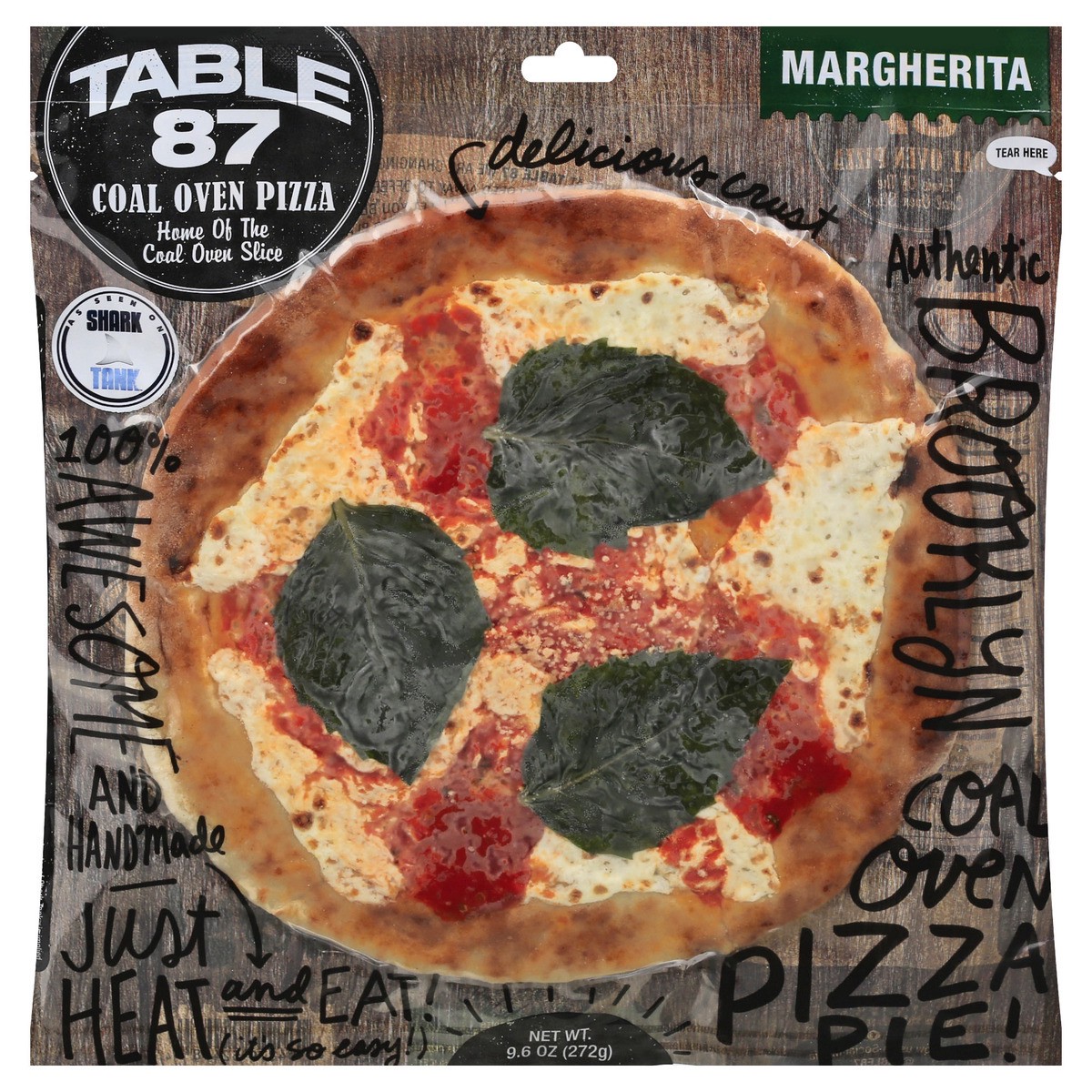 slide 7 of 13, Table 87 Coal Oven Margherita Pizza 9.6 oz, 9.6 oz