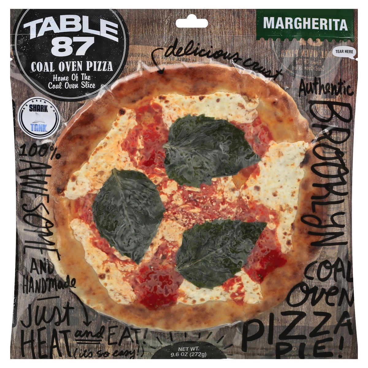 slide 1 of 13, Table 87 Coal Oven Margherita Pizza 9.6 oz, 9.6 oz