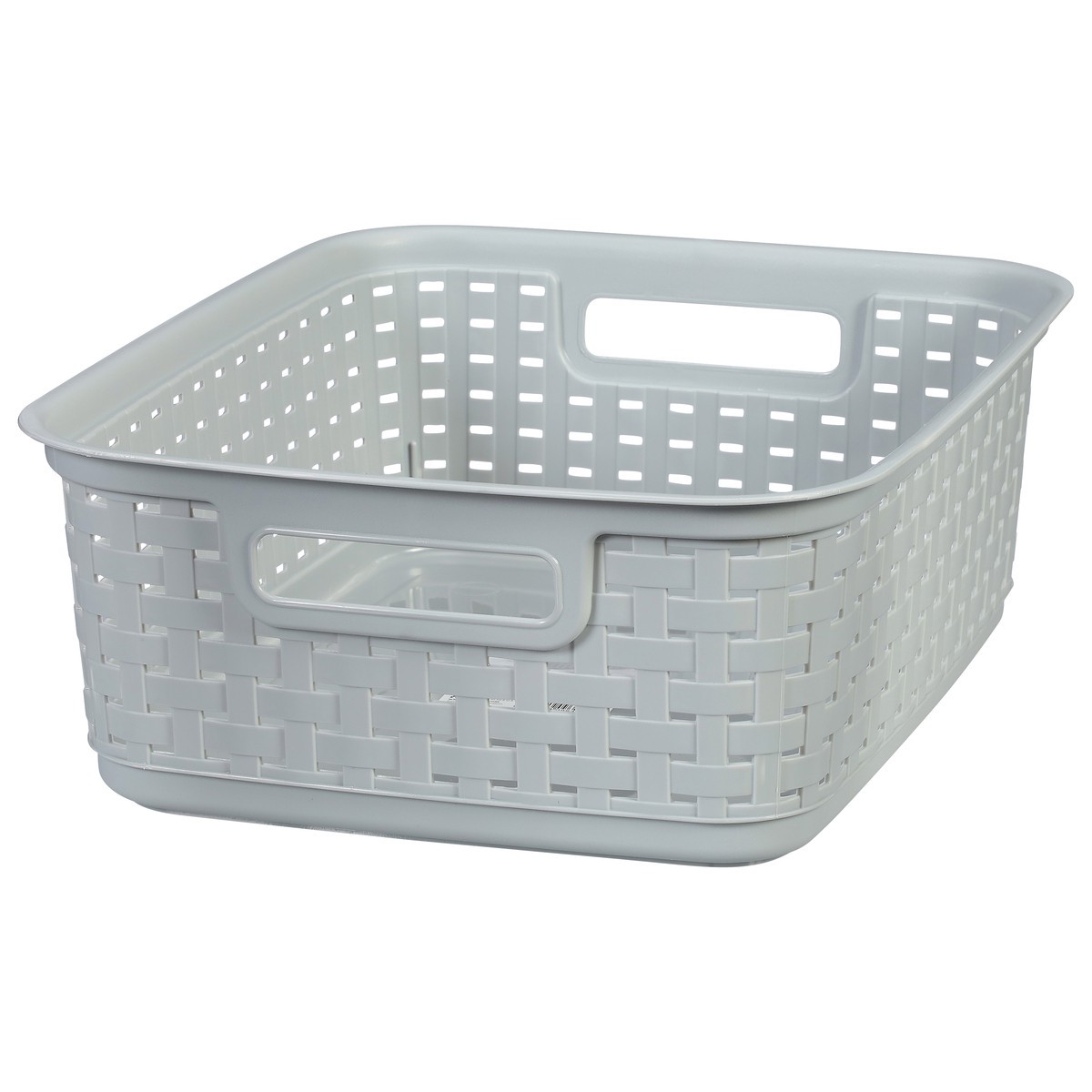 slide 3 of 9, Sterilite Weave Cement Laundry Basket 1 ea, 1 ct