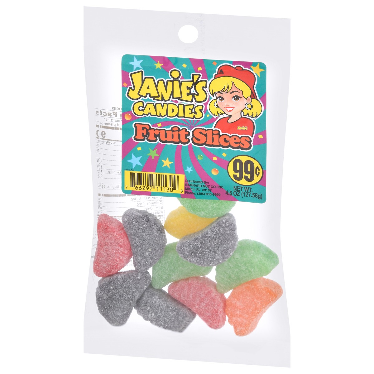 slide 9 of 12, Janie's Candies J-Cand Fruit Slices, 1 ct