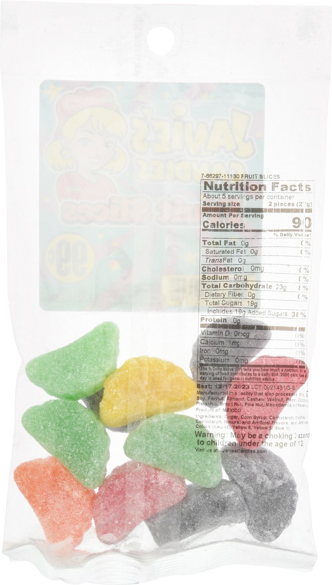 slide 2 of 12, Janie's Candies J-Cand Fruit Slices, 1 ct