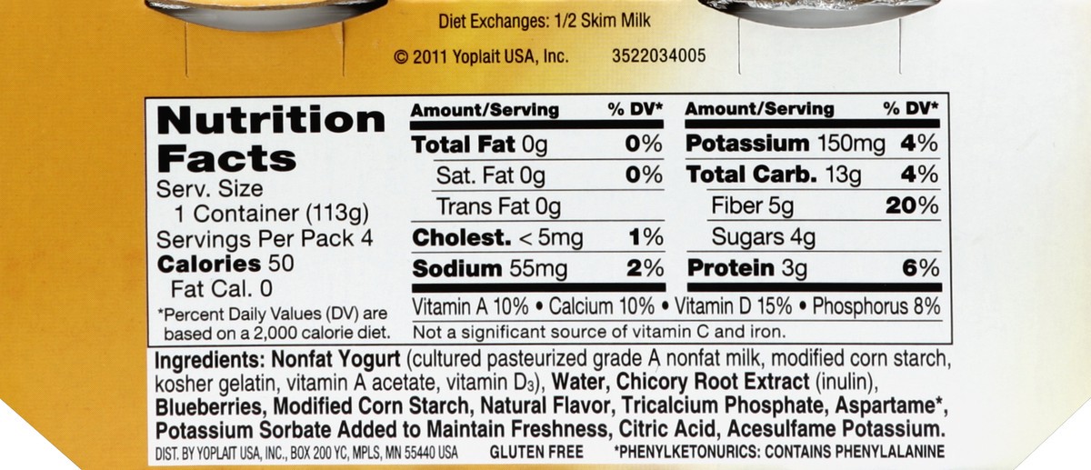 slide 6 of 7, Yoplait Yogurt 4 ea, 4 ct