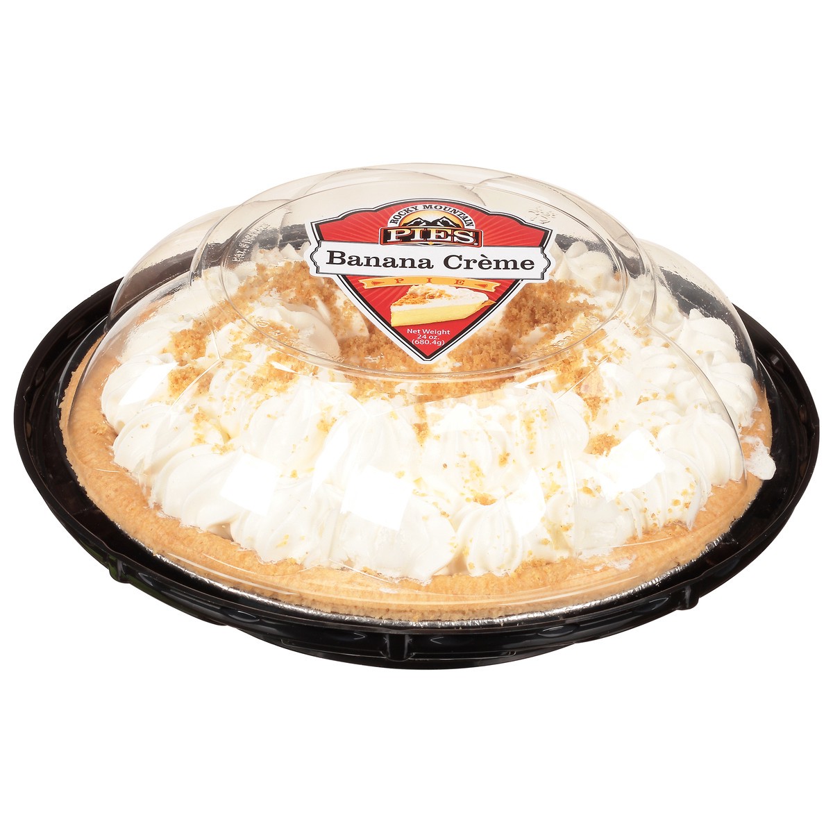 slide 1 of 8, Rocky Mountain Pies Banana Creme Pie 24 oz, 24 oz