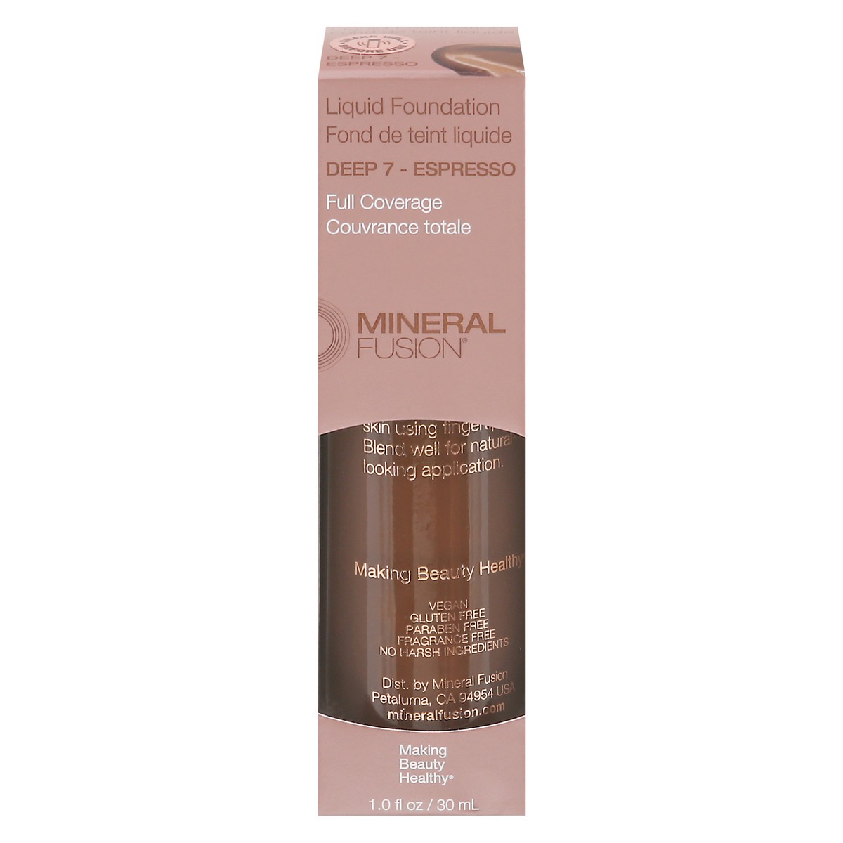 slide 6 of 12, Mineral Fusion Deep 7 - Espresso Full Coverage Liquid Foundation 1.0 fl oz, 1 ct