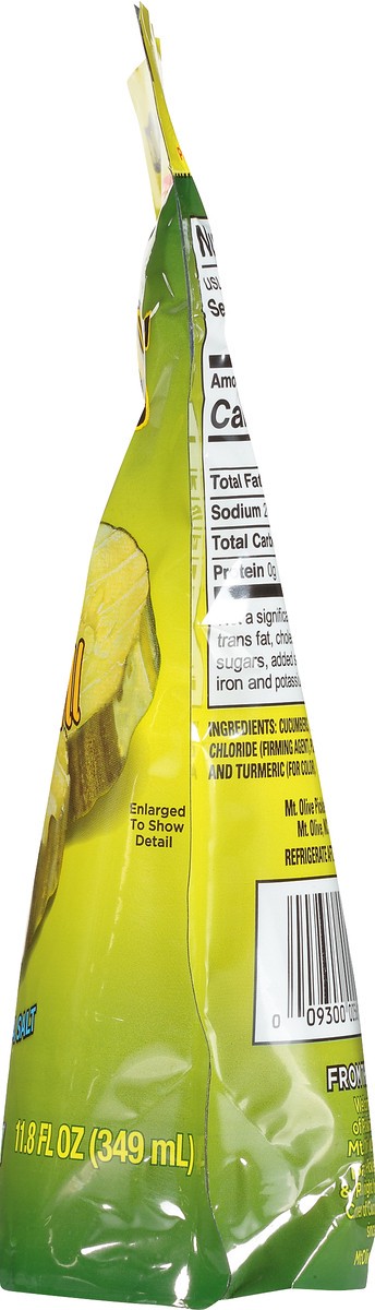 slide 4 of 7, Mt. Olive Munchies Kosher Dill Pickle Chips 11.8 fl oz Pouch, 11.8 fl oz