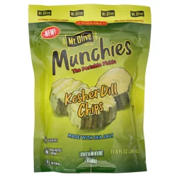 Mt. Olive Munchies Kosher Dill Pickle Chips Pouch