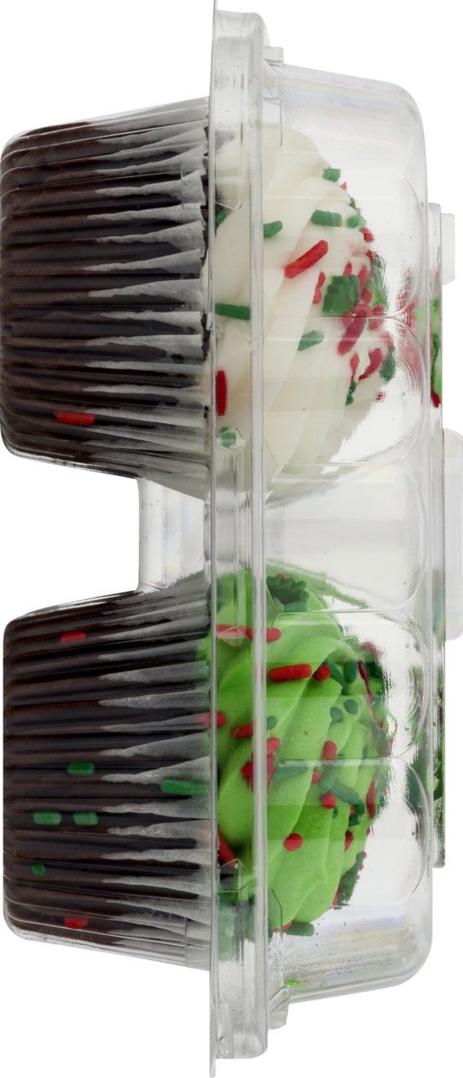 slide 7 of 11, Sweet Delish! 6 Count Chocolate Christmas Cupcakes, 12 oz